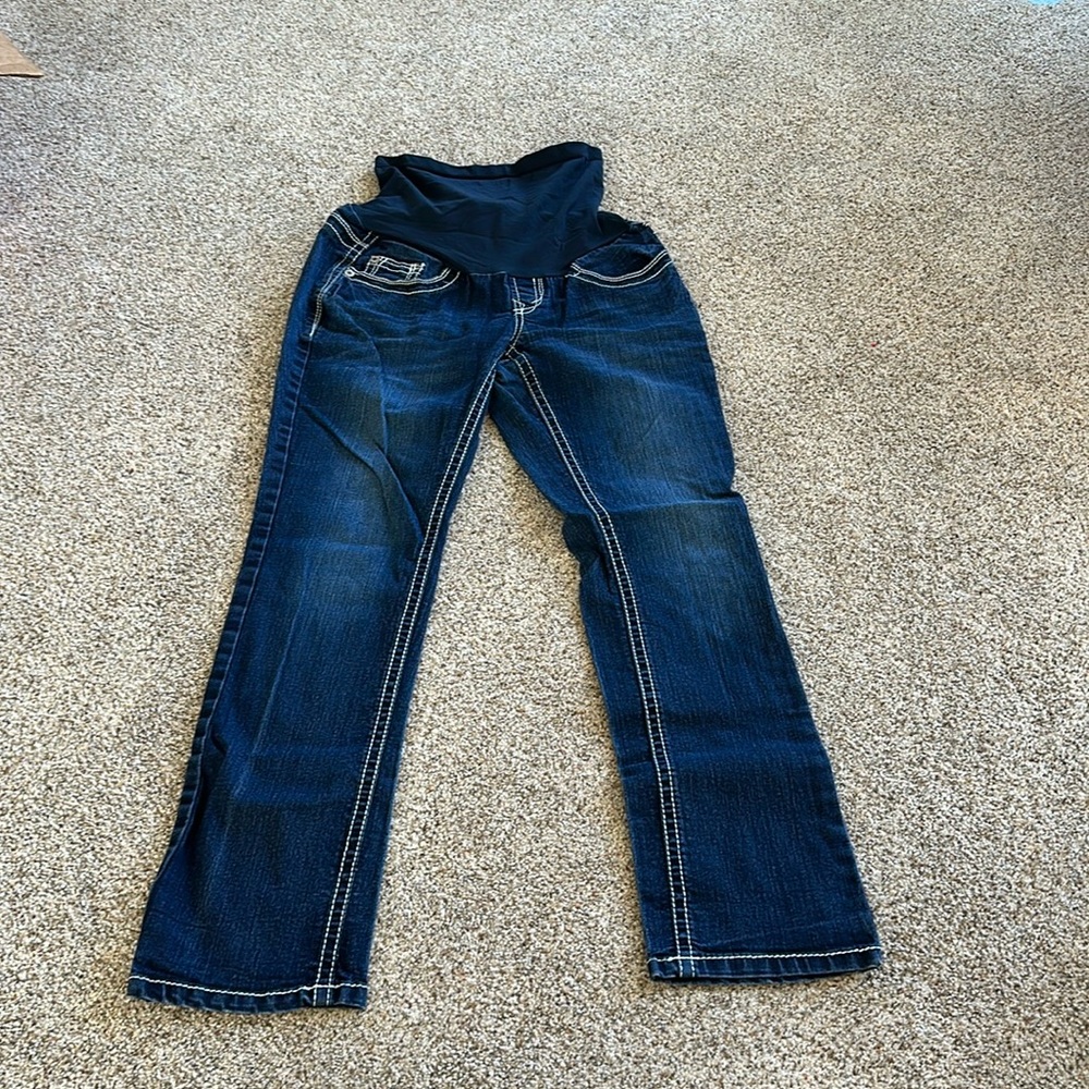 Maternity Full Panel Denim Jeans